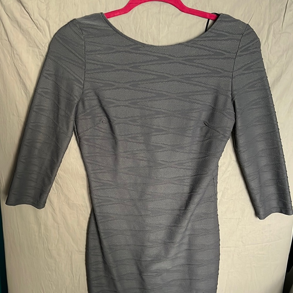 Gray long dress
